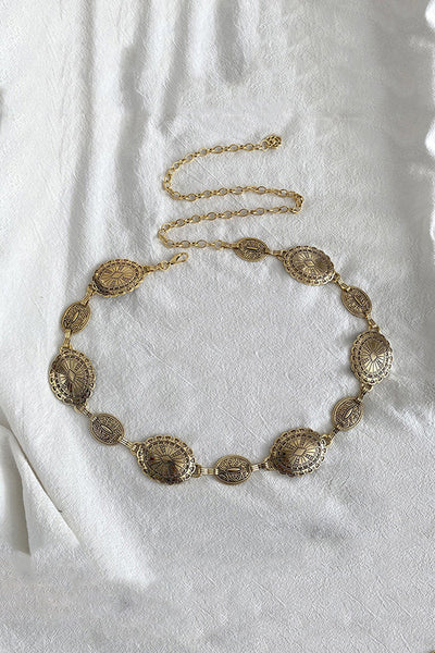Raegan | Retro Geometric Hip Chain