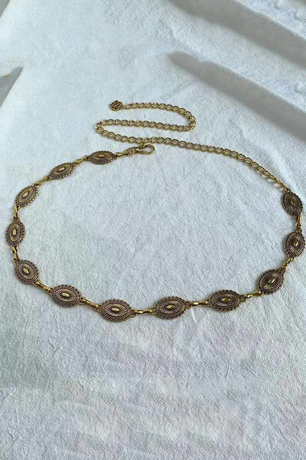 Raegan | Retro Geometric Hip Chain