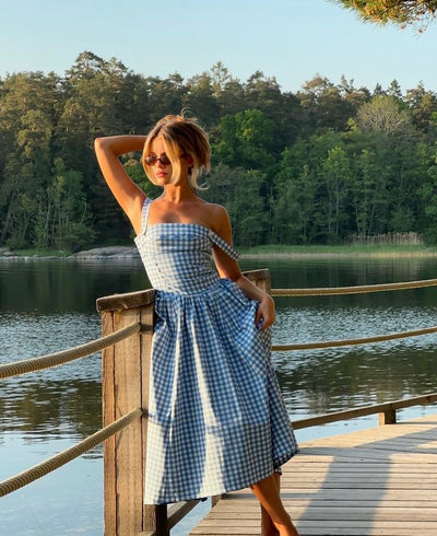 Ariana | Sleeveless Midi Summer Dress