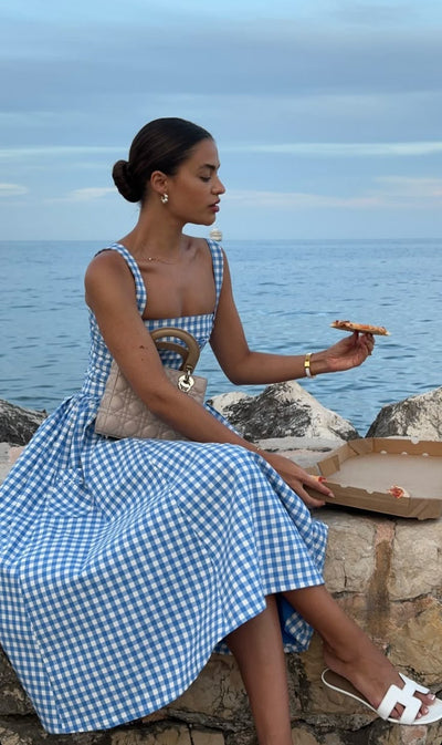 Ariana | Sleeveless Midi Summer Dress