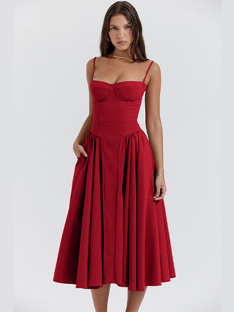 Rosabel | Dawnpetal Flare Midi
