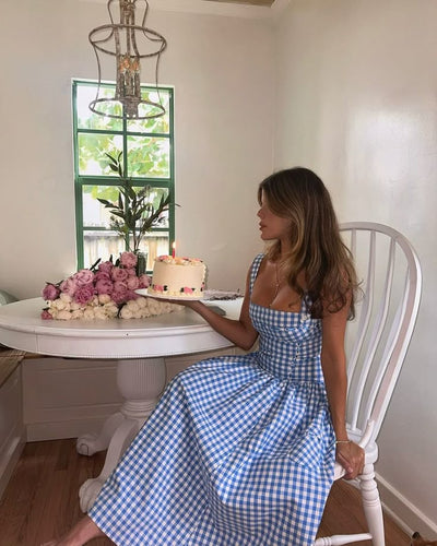 Ariana | Sleeveless Midi Summer Dress
