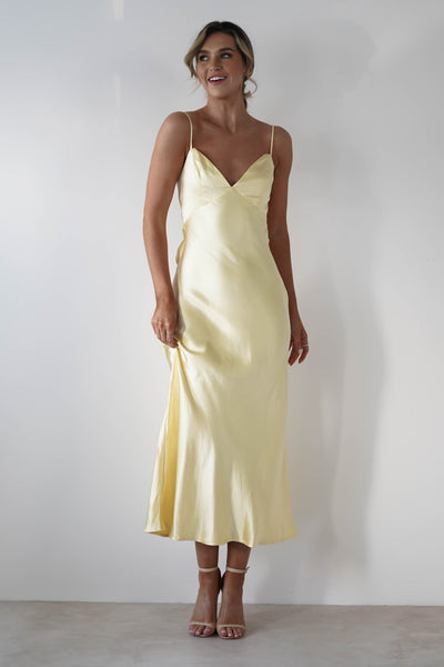 Melisande | Glowline Satin Dress
