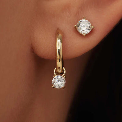Domitia | Chic Gold Earrings Set
