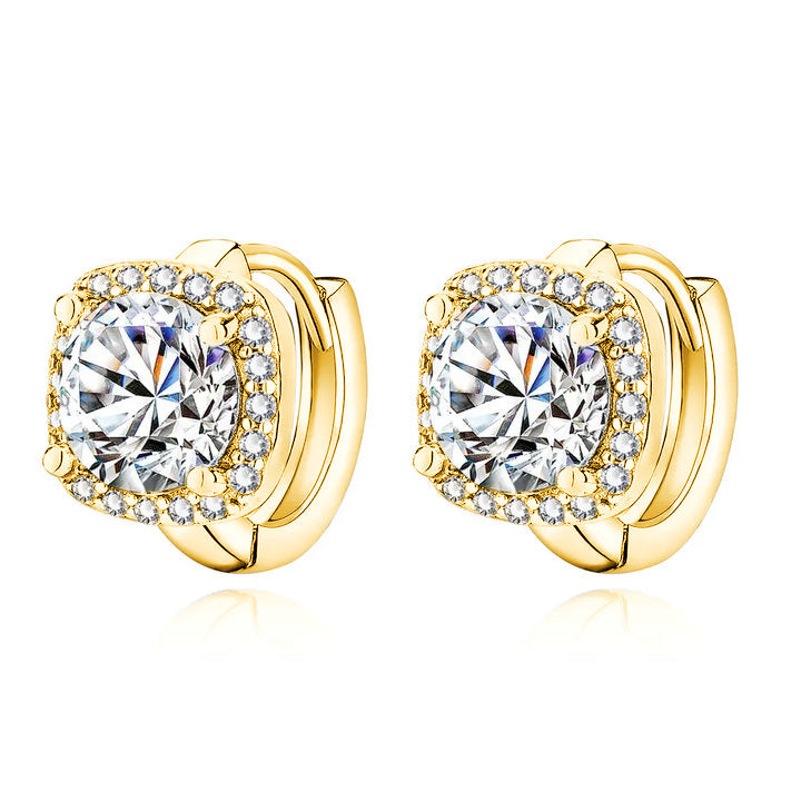Clematis | Radiant Halo Earrings