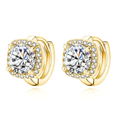 Clematis | Radiant Halo Earrings