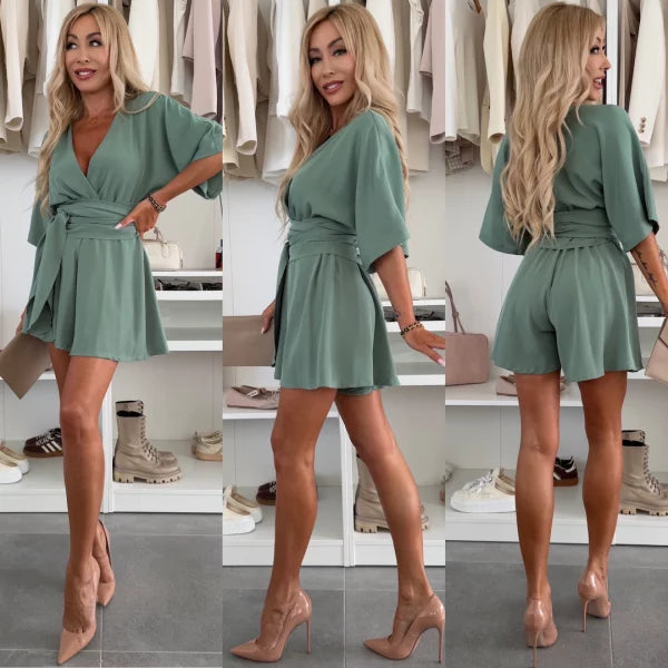 Sabrina | Knotted Breeze Romper
