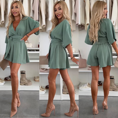 Sabrina | Knotted Breeze Romper