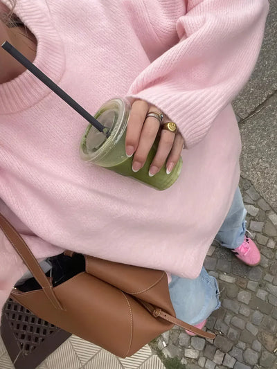 Heledd | Pink Oversized Sweater
