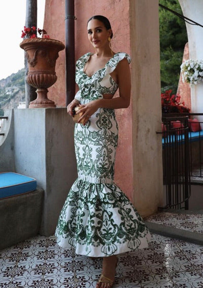 Haven | Ruffled Maxi Dress